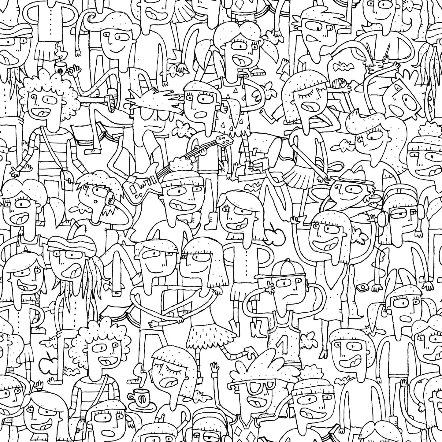 Tapeta Groovy Doodles