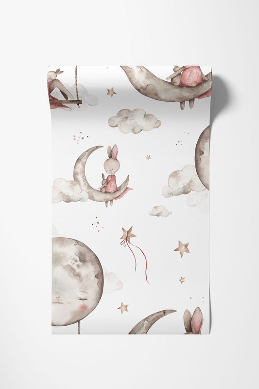 Tapeta Moonlight Bunnies
