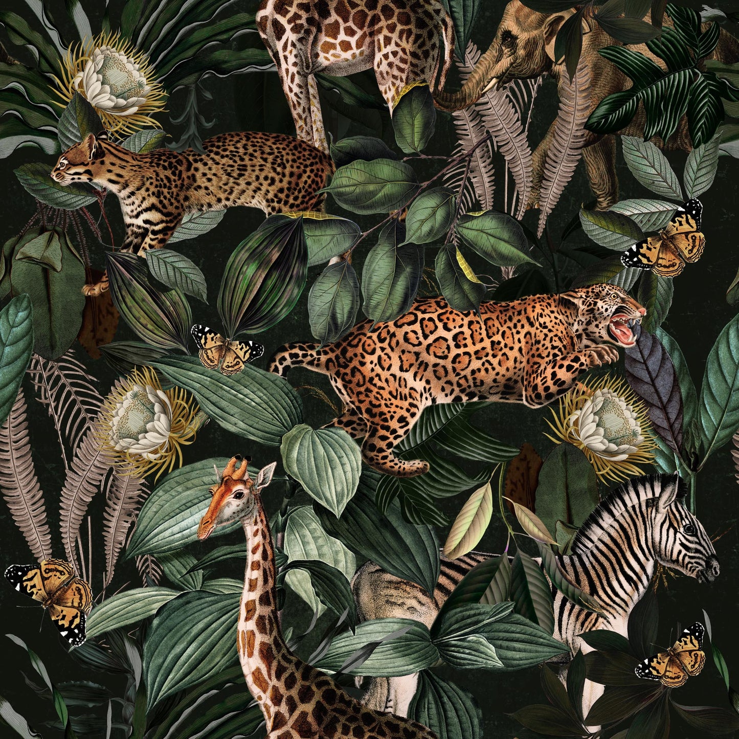 Tapeta Safari Night Vibrant