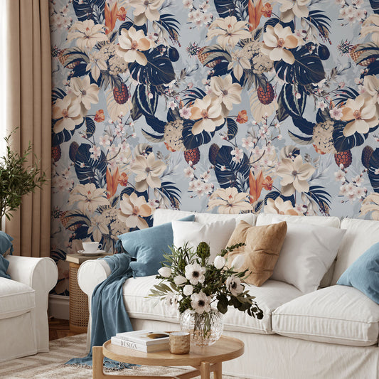 Tapeta Jasminum Blue