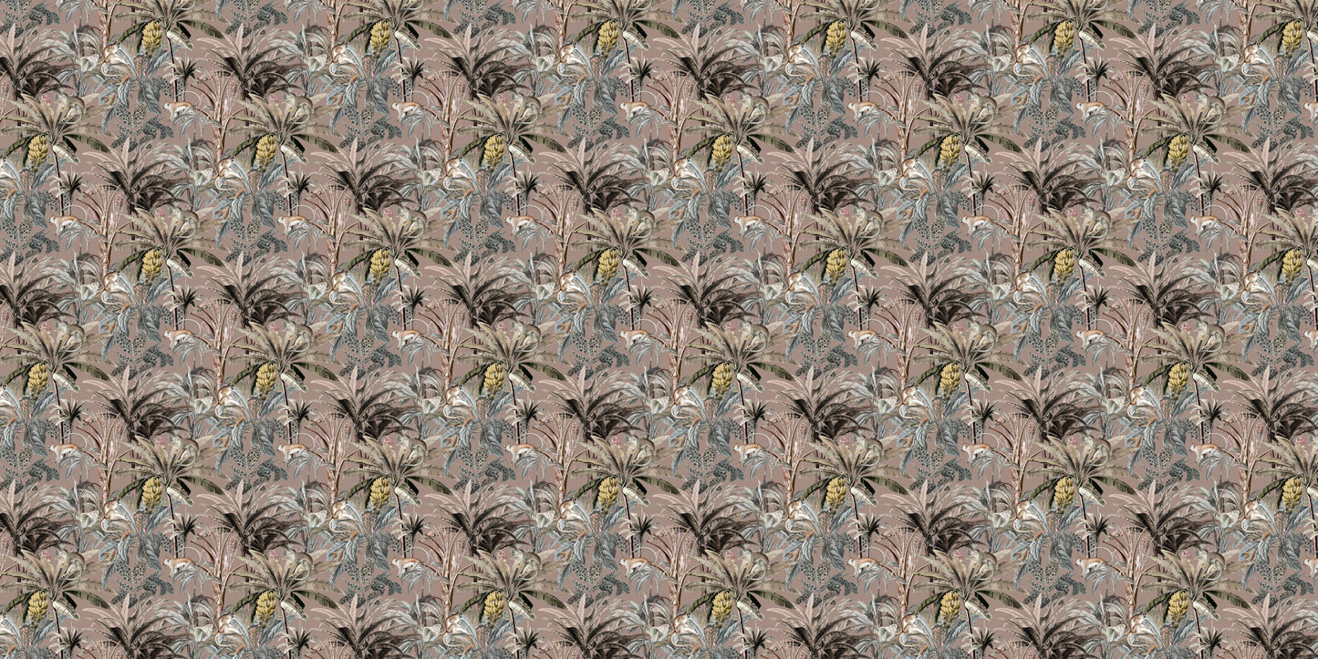 Tapeta Monkey Party Beige