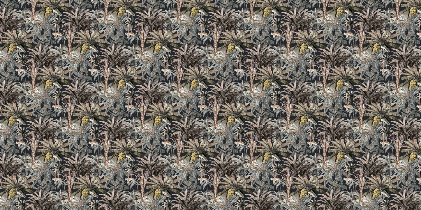 Tapeta Monkey Party Black