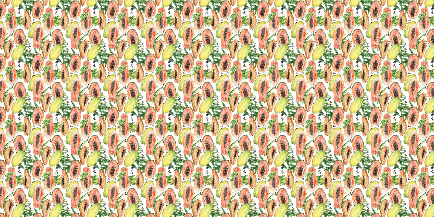 Tapeta Papaya White