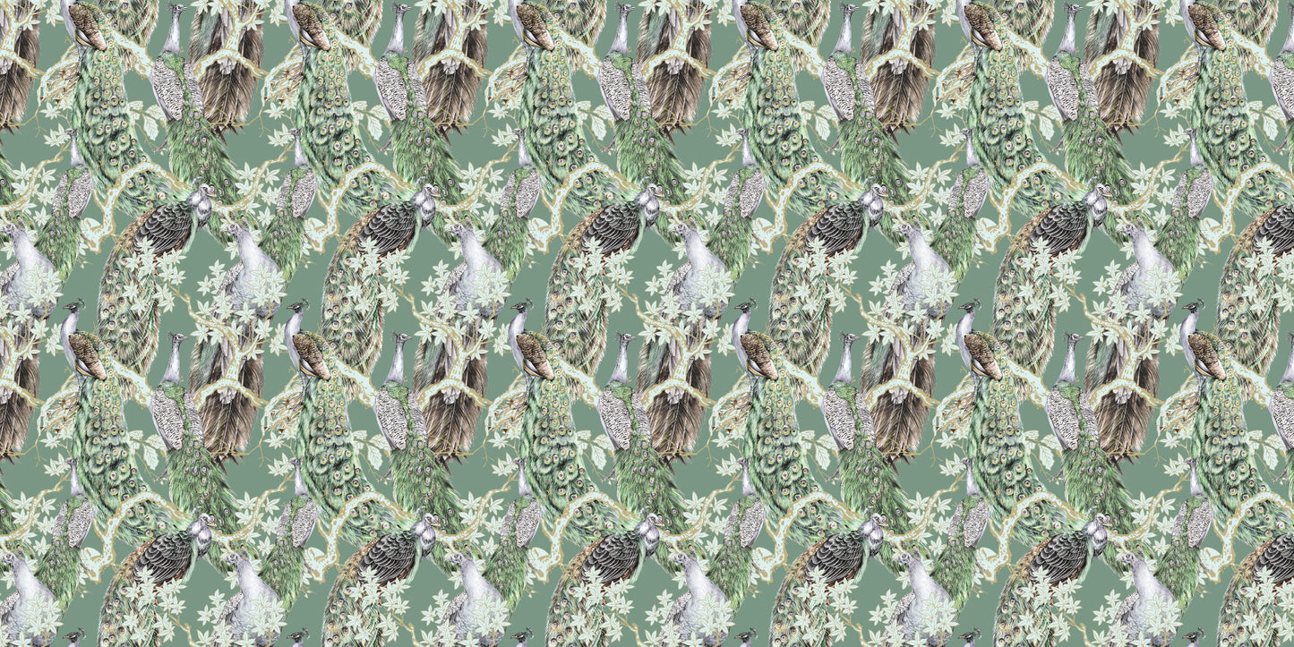 Tapeta Peacock Green