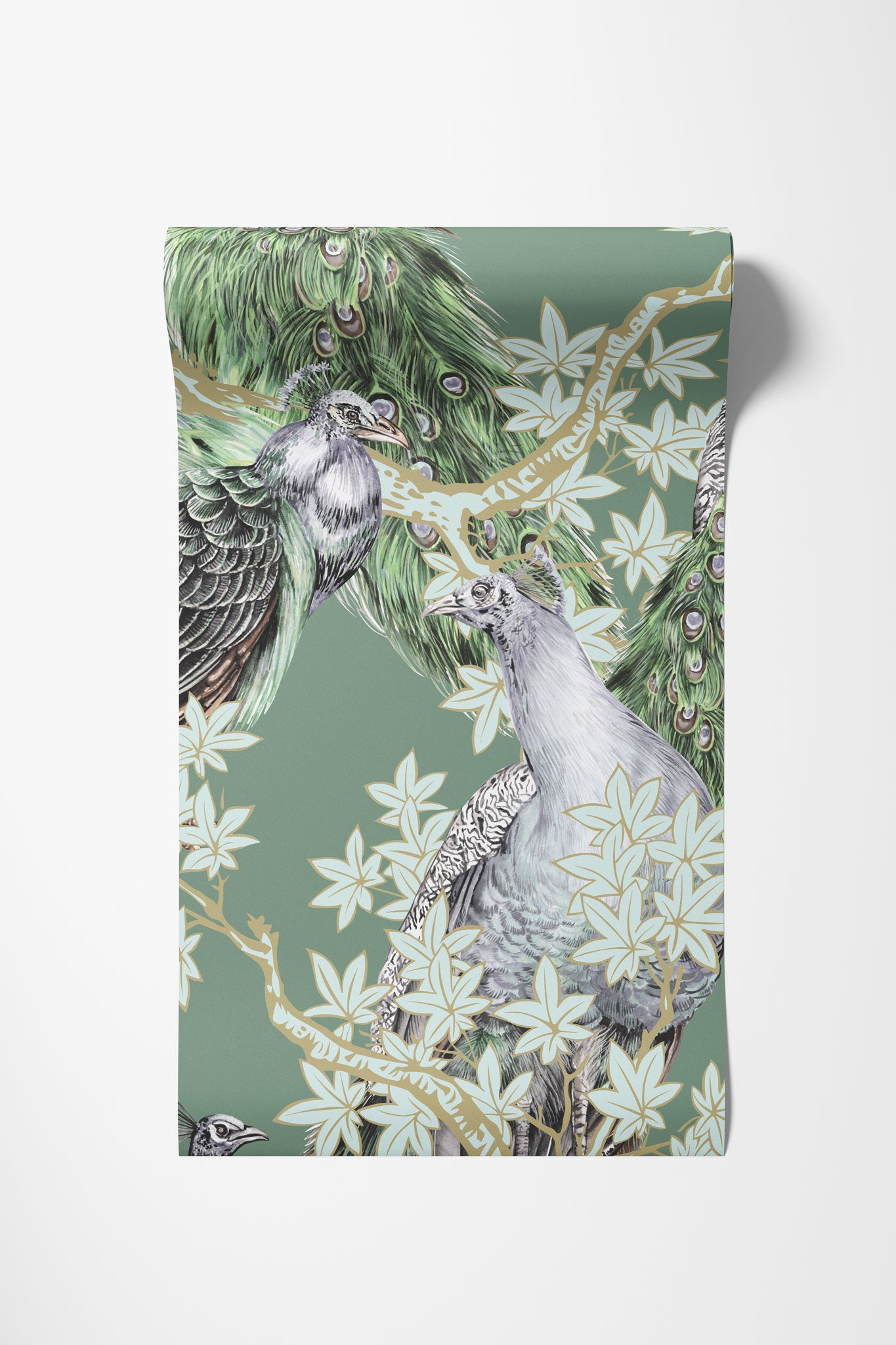 Tapeta Peacock Green