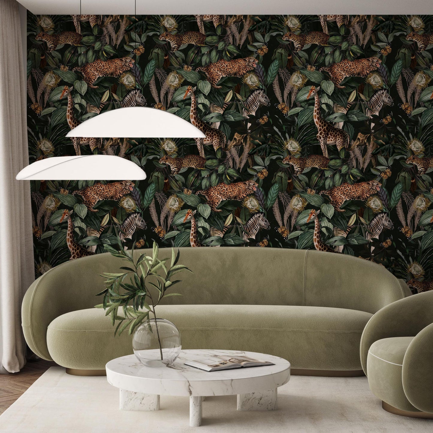 Tapeta Safari Night Vibrant